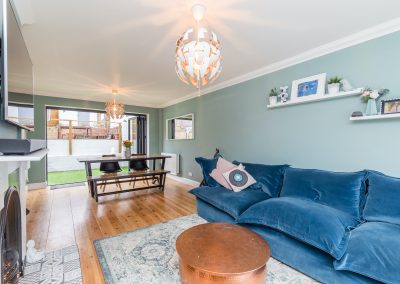 Wooden floors sanded